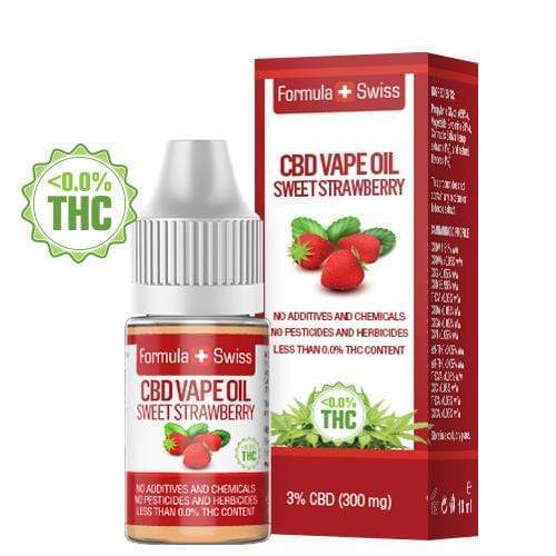 CBD Vape Olja Sweet Strawberry - 5% (500 mg)